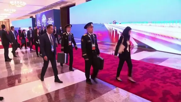 Putin Seen In China With Nuclear Briefcase Nearby In Rare Footage