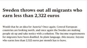 Sweden Plans To Deport Any Migrants