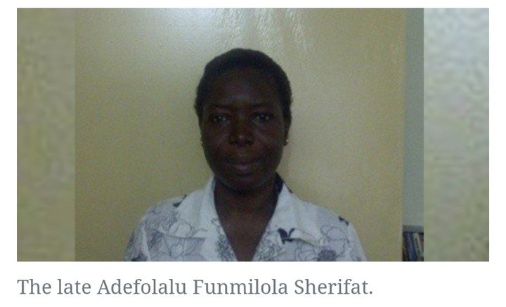 FUTMinna Lecturer, Adefolalu Funmilola Sherifat, Found Dead With Her Throat Slit