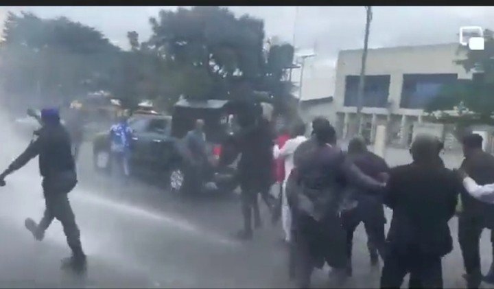 Rivers Protest: Police deny attacking Gov Fubara (Video)