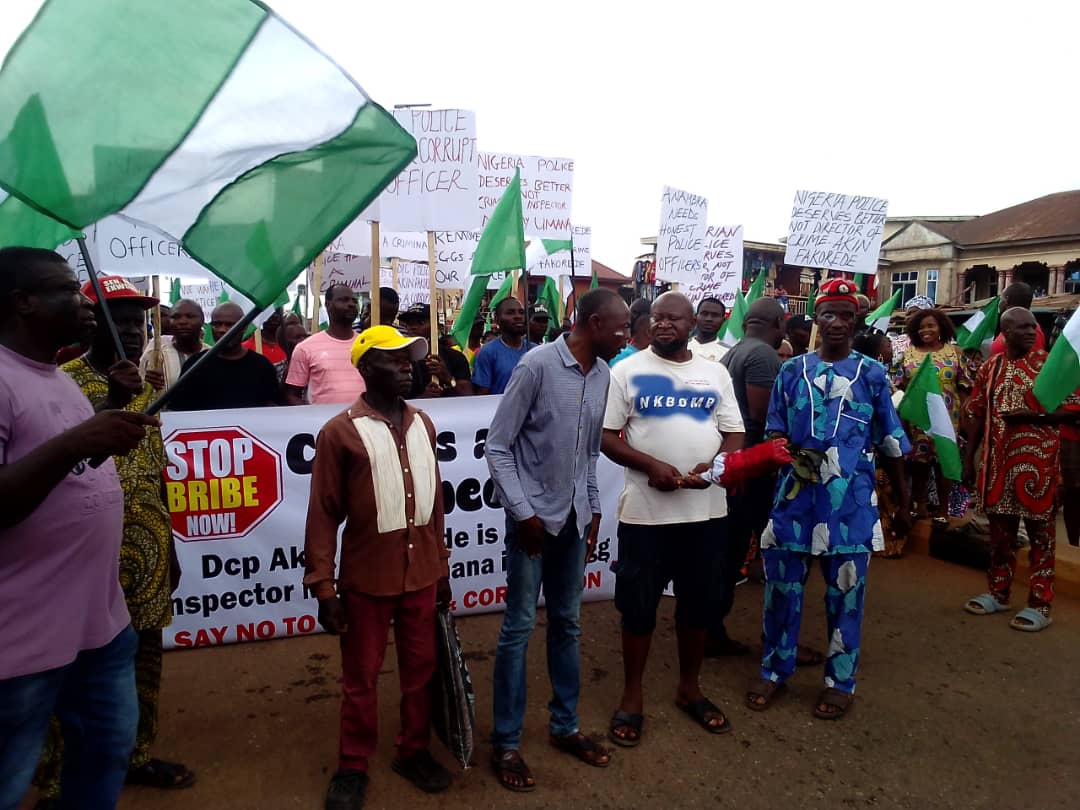 Awka Indigenes Protest Against Cultism, Cult Related Killings In Awka, Accuses Some Police Officers of Bribery, Corruption