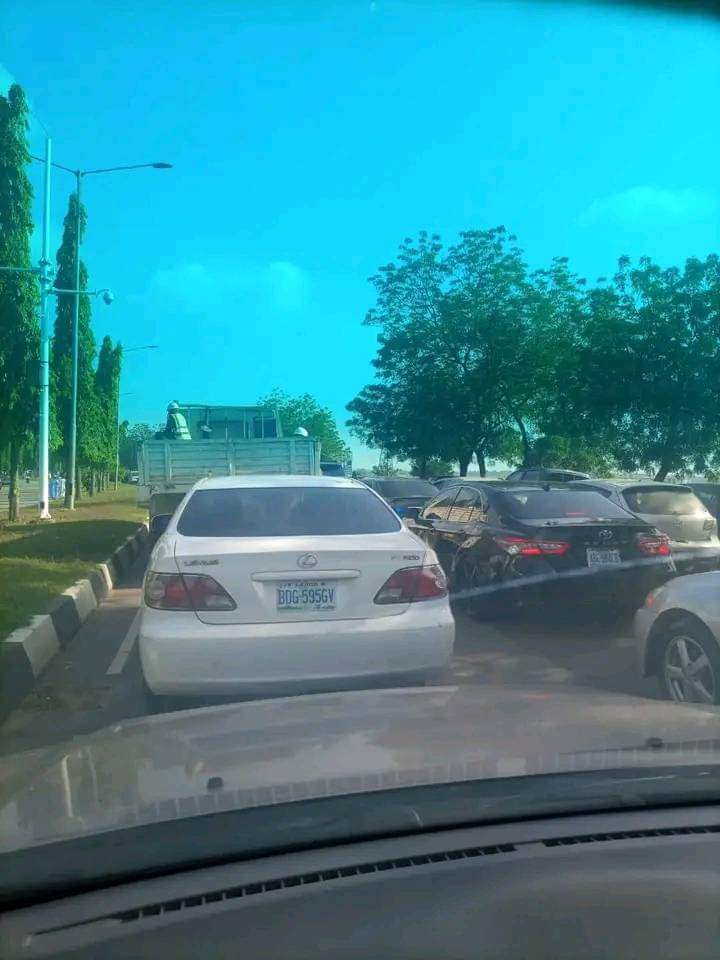 Photos As NLC Shuts Down Abuja Airport