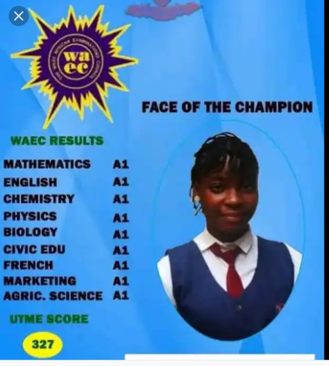 Meet Chioma Blessing Obidigbo The Top Performing Student In 2022 WASSCE