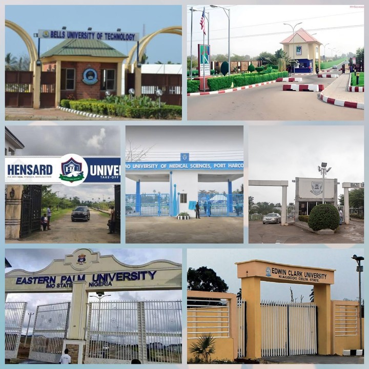 See full list of Private Universities Floated By Nigerian Politicians