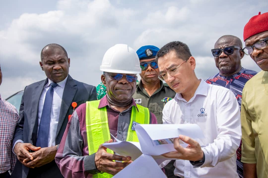 Photos As Gov Otti Takes Inspection Tour Of Aba-port Harcourt Expressway Reconstruction