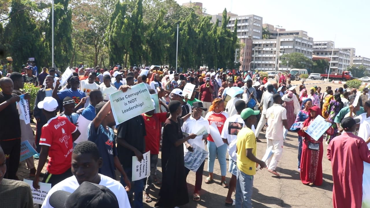 Protest: FCT residents tell Wike to resign or face public disgrace