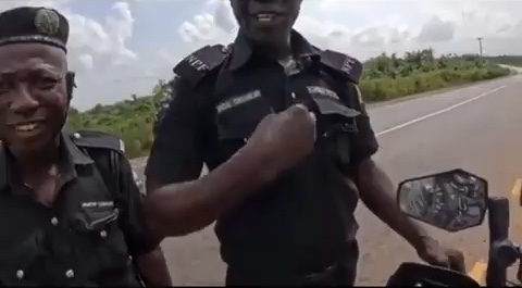 Cops Demanding Money From Foreign Female Biker