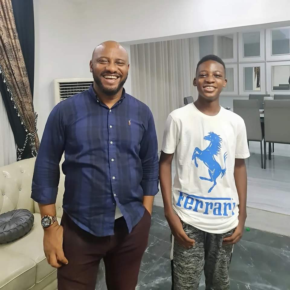 Yul Edochie Celebrates birthday of his dead son Kambirichukwu