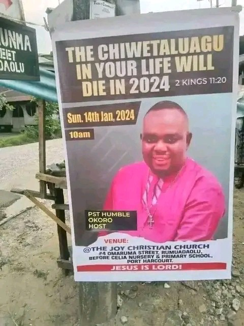 See trending crusade caption “Every Chinwetaluagu in your life will die in 2024”