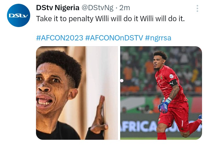 AFCON: Allow Kids Into The Garden, They Think They Own It: DSTVNg Trolls Bafana Bafana