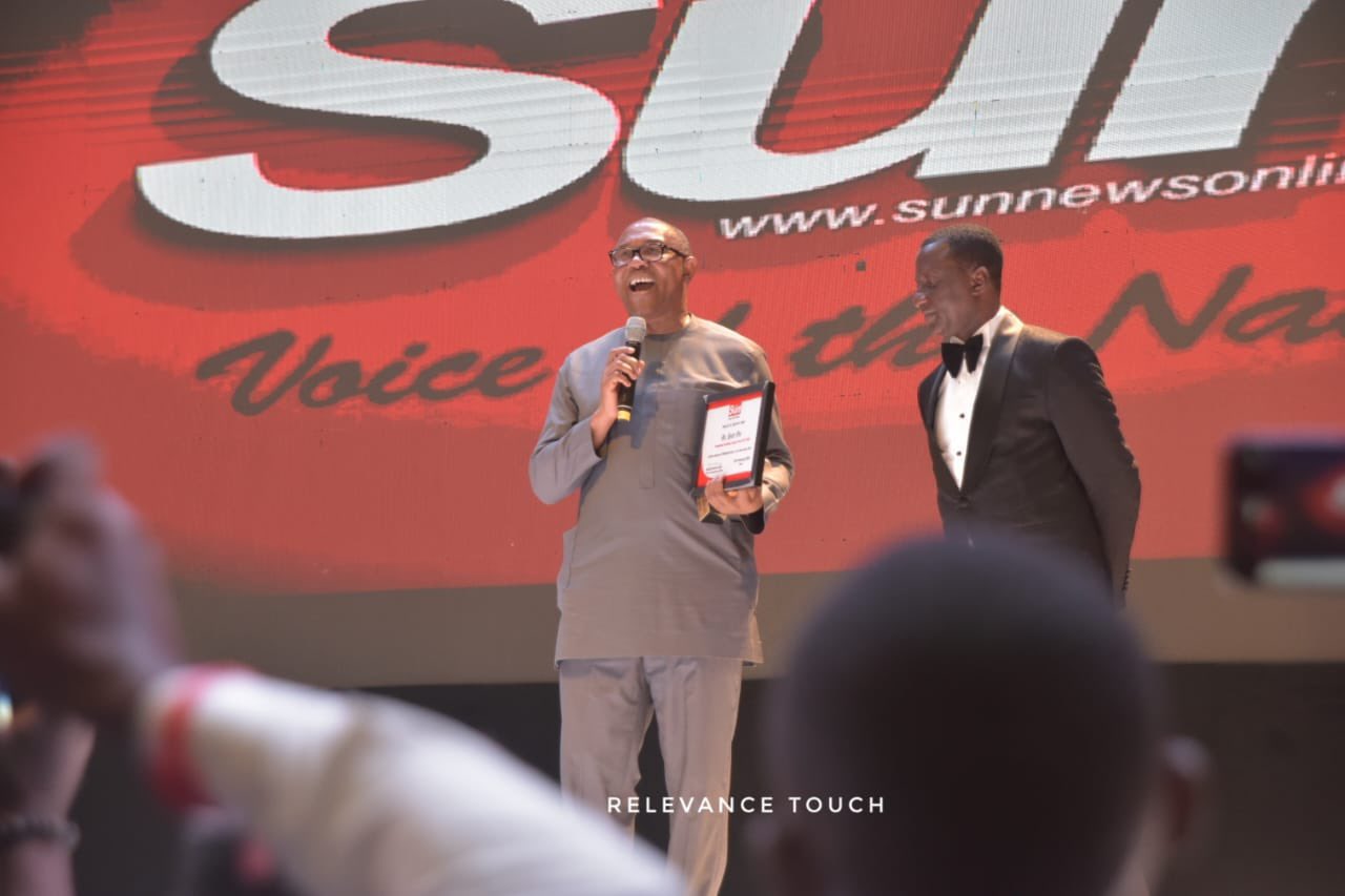 Peter Obi Awarded The Political Icon Of The Year 2023