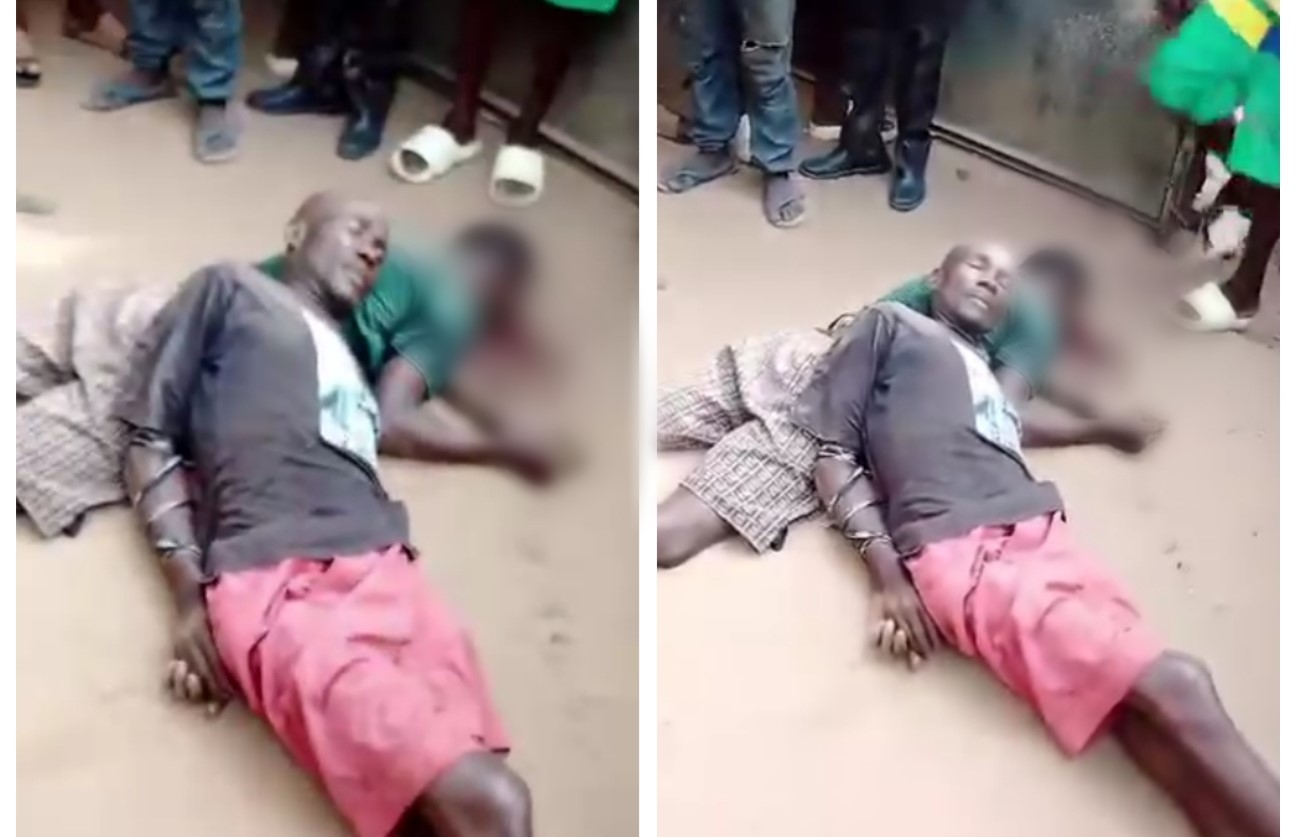 Moment Man Kills His Son For Eating Last Portion Of Food In Abia State