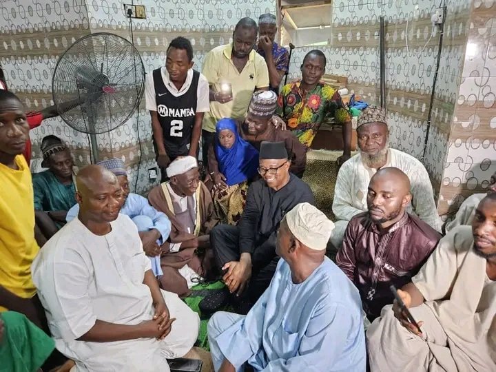 Pictures Of Peter Obi At Onitsha Central Mosque On Easter Day