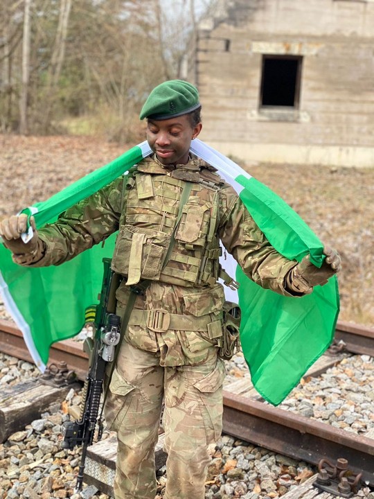Princess Owowoh Graduates In UK As First Female Officer Cadet From Nigeria
