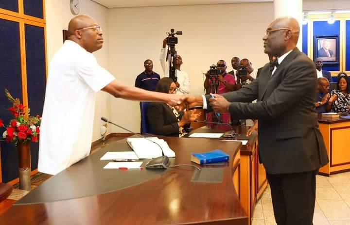 Fubara Swears-in Dagogo as Attorney-General, to Probe Wike’s 8 Years As Governor