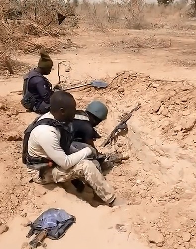 Nigerian Soldiers Seen Weeping After Comrade Was Killed In Attack (Video)