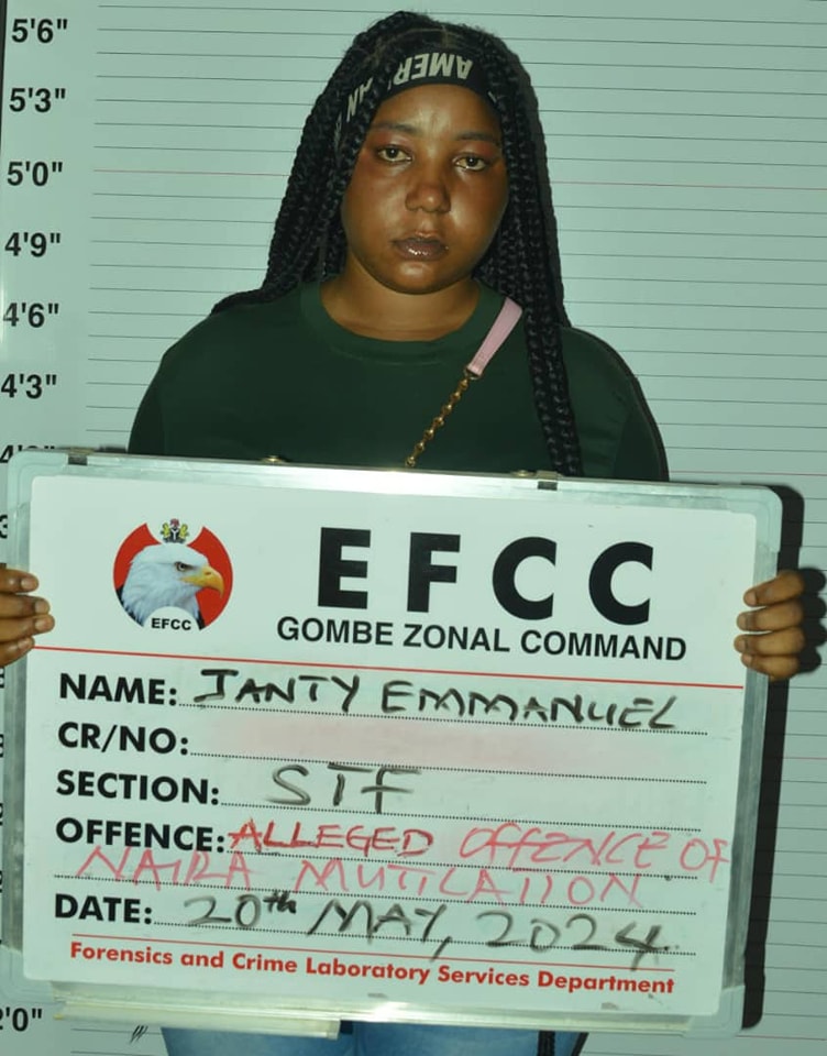 Naira Abuse: EFCC Arrests Woman In Gombe