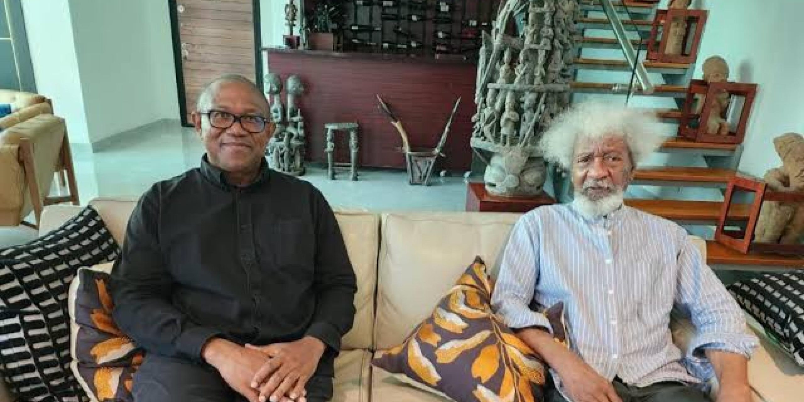 See reactions as Soyinka say “I hope Peter Obi does not express interest in the next election”