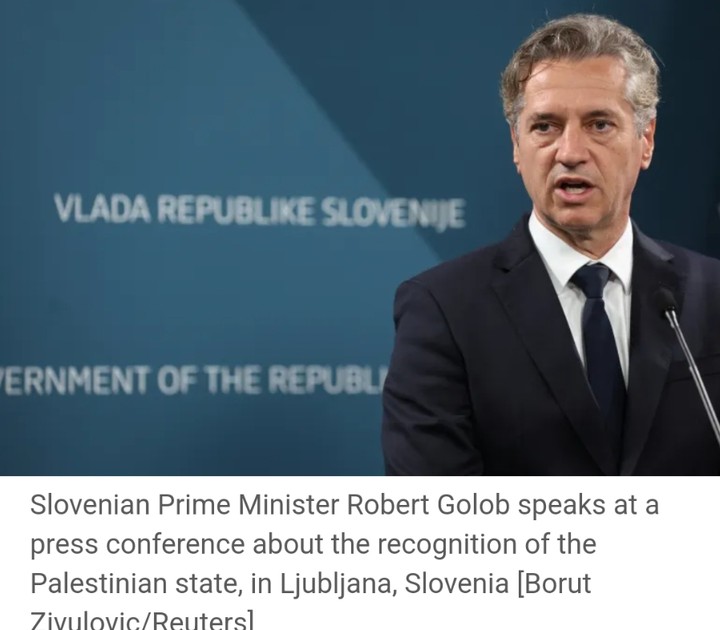 Slovenia’s Government Approves Recognition Of A Palestinian State