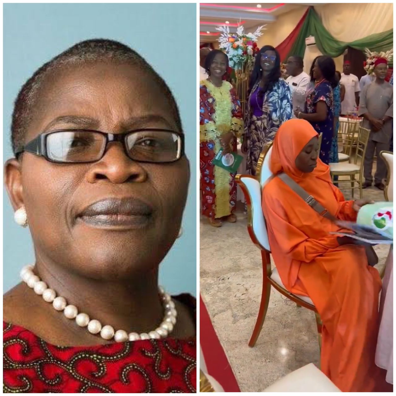 Oby Ezekwesili reacts to video of Aisha Yesufu sitting while the new National anthem was recited