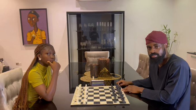 Tunde Onakoya And Deborah Quickpen Chess Match Holds On June 11, 2024