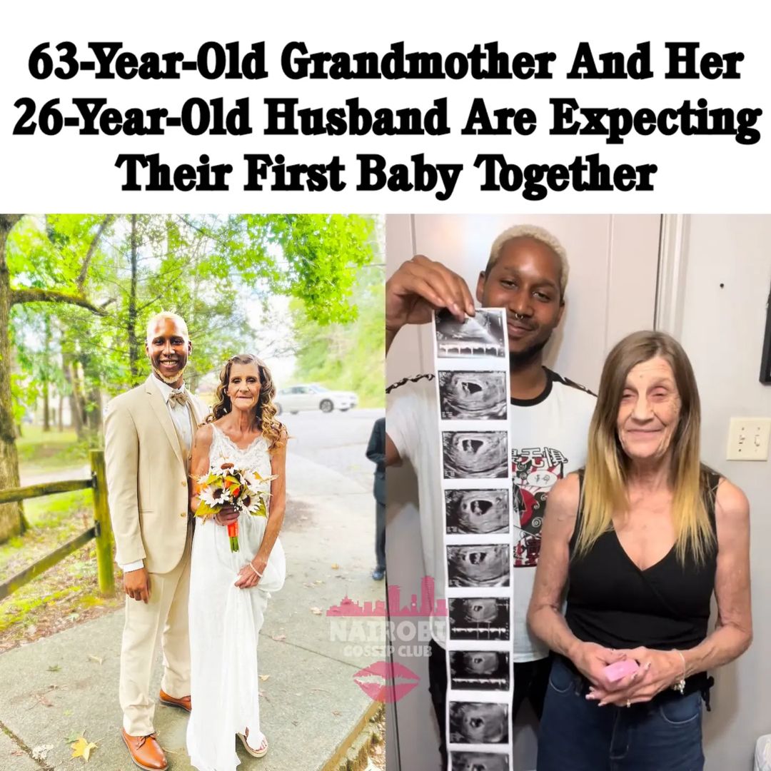 63-yr-Old granny & Her 26yr Old Husband Announce They Are Expecting Their 1st Child