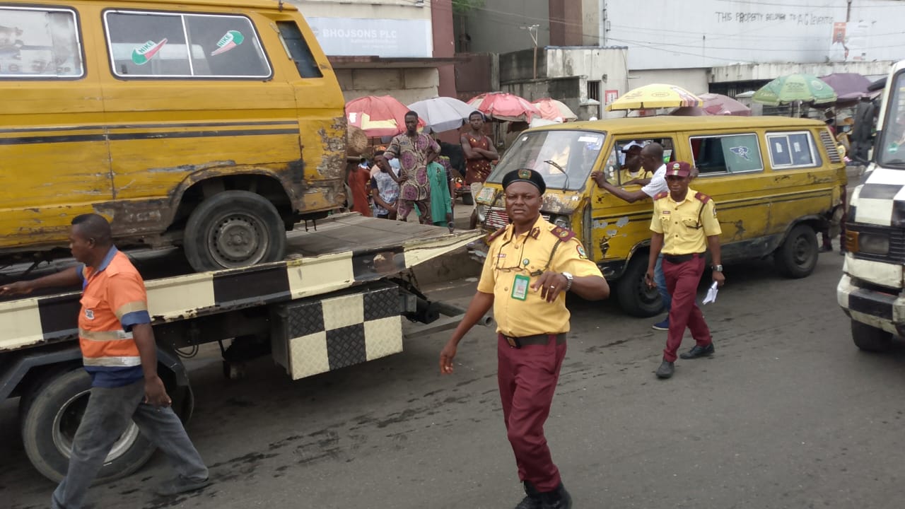 Lagos State Govt Cracks Down On Illegal Garages, Seizes 40 Vehicles