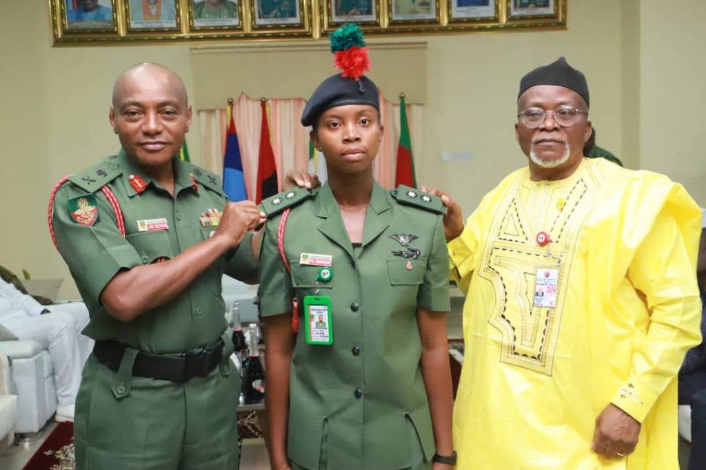 Army Promotes Oluchukwu Owowoh, First Female Officer trained in UK To Lieutenant