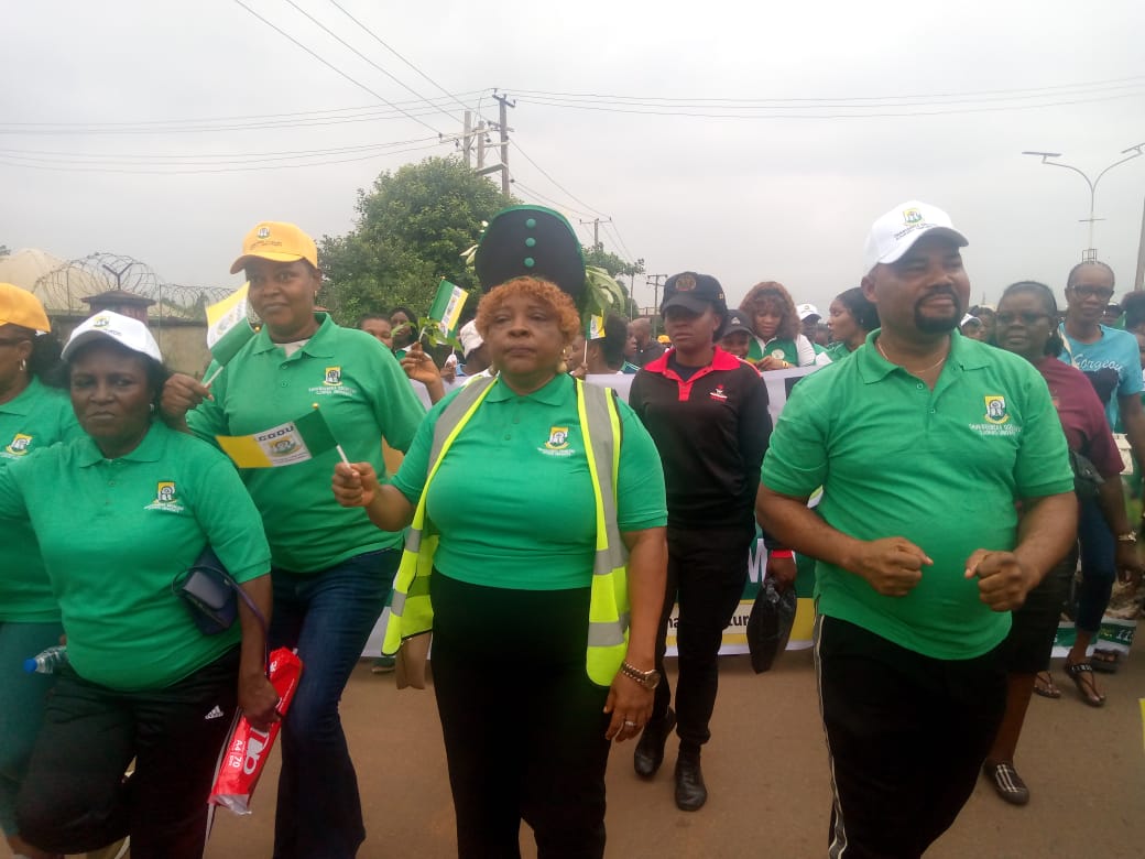 Climate Change: COOU's VC, Omenugha, Others Take Tree Planting Awareness Campaign To Streets Of Awka, Applaud Soludo