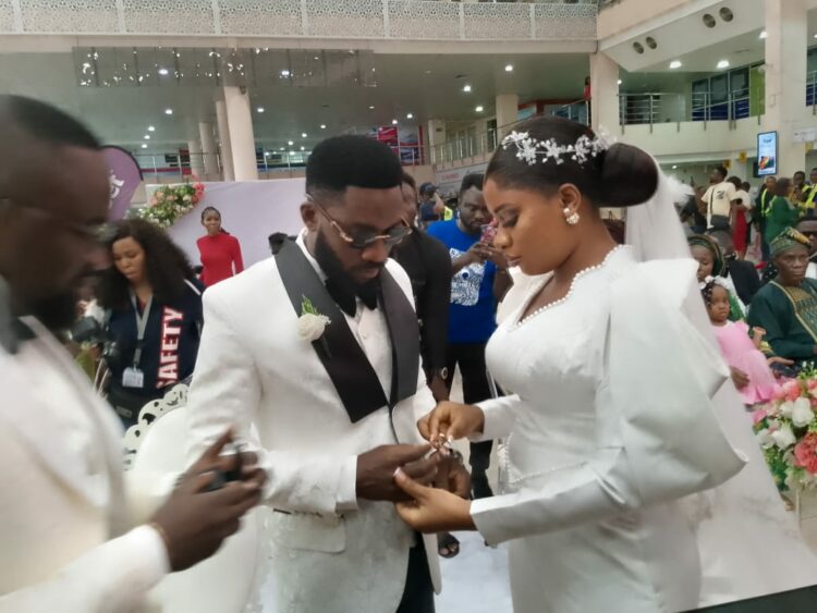 Photos from the first Murtala Muhammed Airport terminal 2 wedding