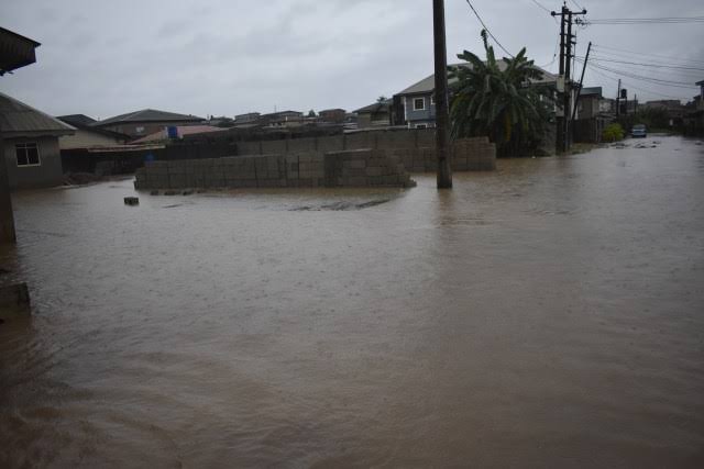 Flood Sacks Schools, Homes In White Sand Estate, Lagos