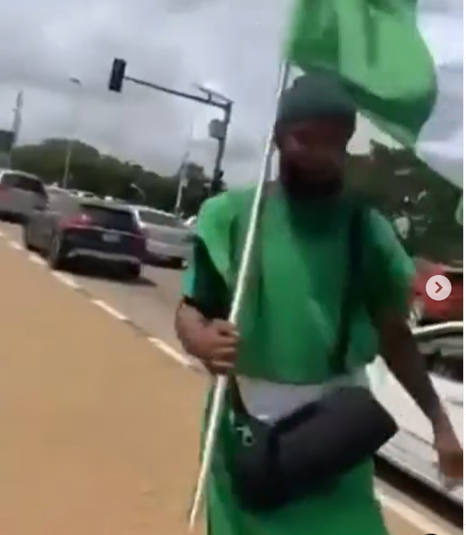 Famous social media influencer Flag Boy arrested while protesting against hunger in Abuja