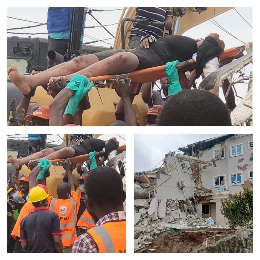 4 Persons Rescued In Kubwa Building Collapse