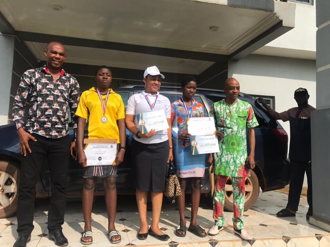 Grass roots boxing talent hunt: Reception of Ugwu Sopuruchi, Ugwuja Favour in their LGA