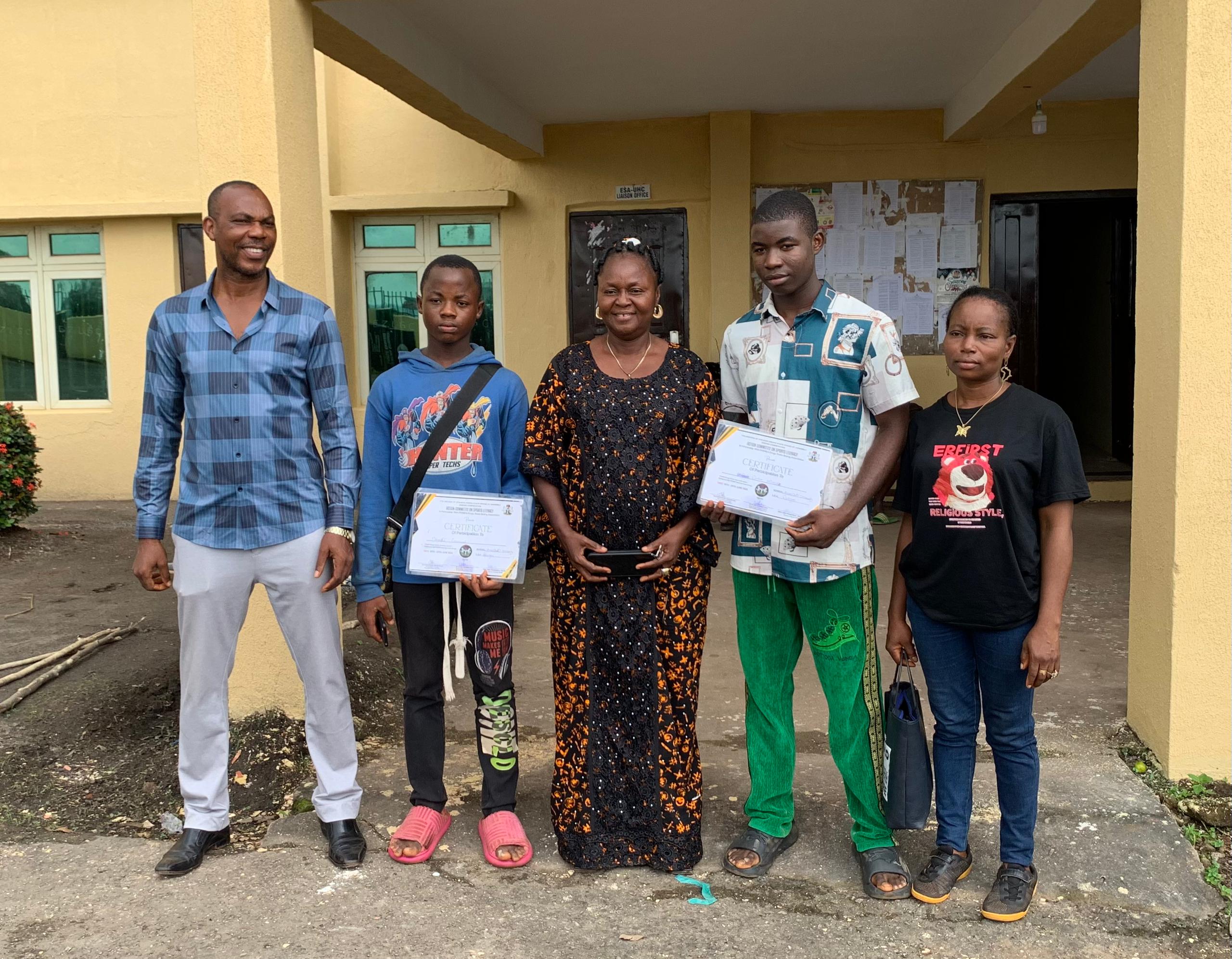 Enugu Grass root boxing talent hunt: Reception of discovered Ezeagu boxers in their LGA