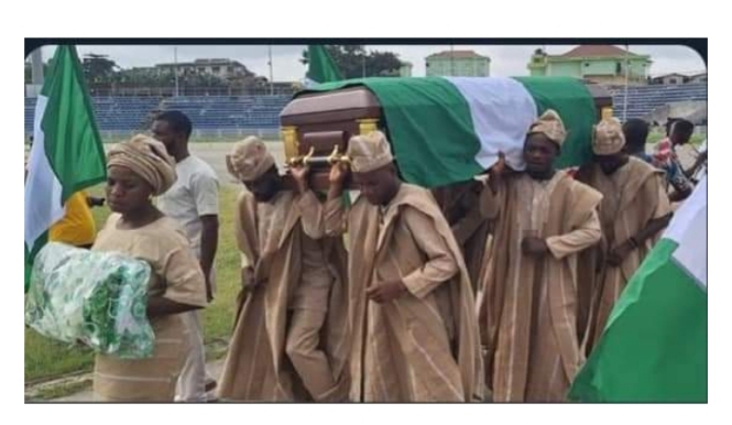 Designer Of Nigerian Flag, Taiwo Akinkunmi Buried