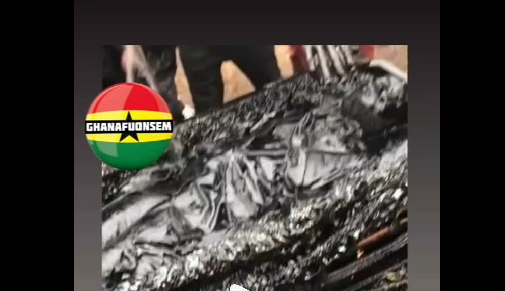 Moment Mechanics bath their d3ad colleague with dirty oil after being laid in a coffin for his funeral