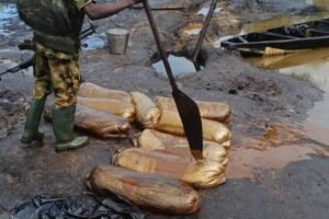 Troops Destroy 15 Illegal Refineries, Recover 115,000 Litres Of Stolen Crude