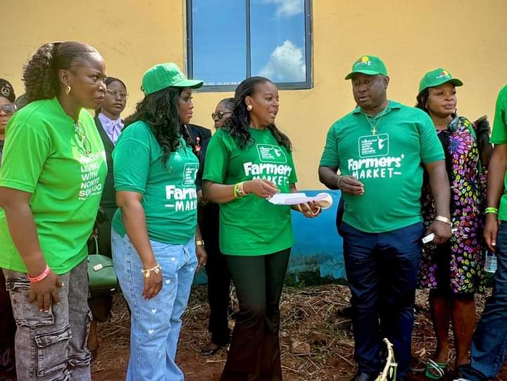 Anambra's First Lady, Nonye Soludo Showers Praises On Idemili North Mayor As She Launches Healthy Living Garden Programme