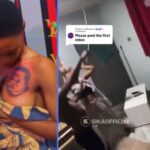 Girl Got Flogged By Brother After Tattooing Boyfriend Face On Her Chest