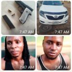 Police Bolster Security Measures Nab Two Suspects, Recover Firearm And Vehicle at Security Checkpoint in Anambra