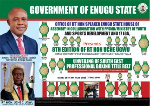 Recognition of Shedrack Ozoemena: Enugu State Gov Dr. Peter Mbah developing and sponsoring sports amongst our youths
